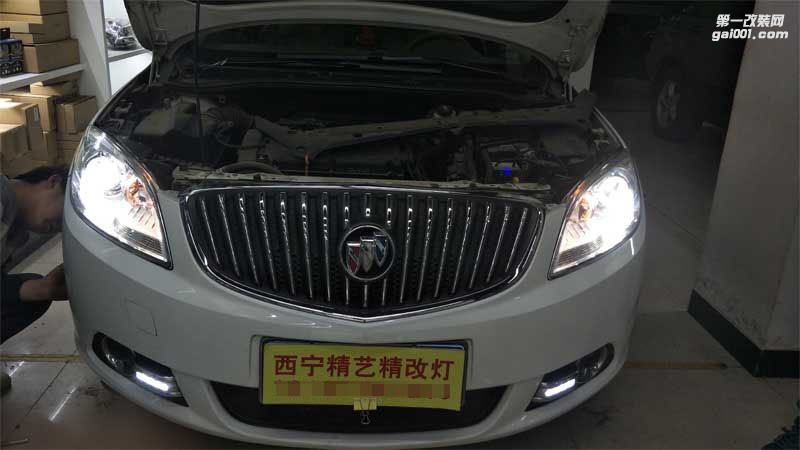 【西寧精藝精】別克英朗車(chē)燈改裝-西寧專業(yè)汽車(chē)燈光改裝店