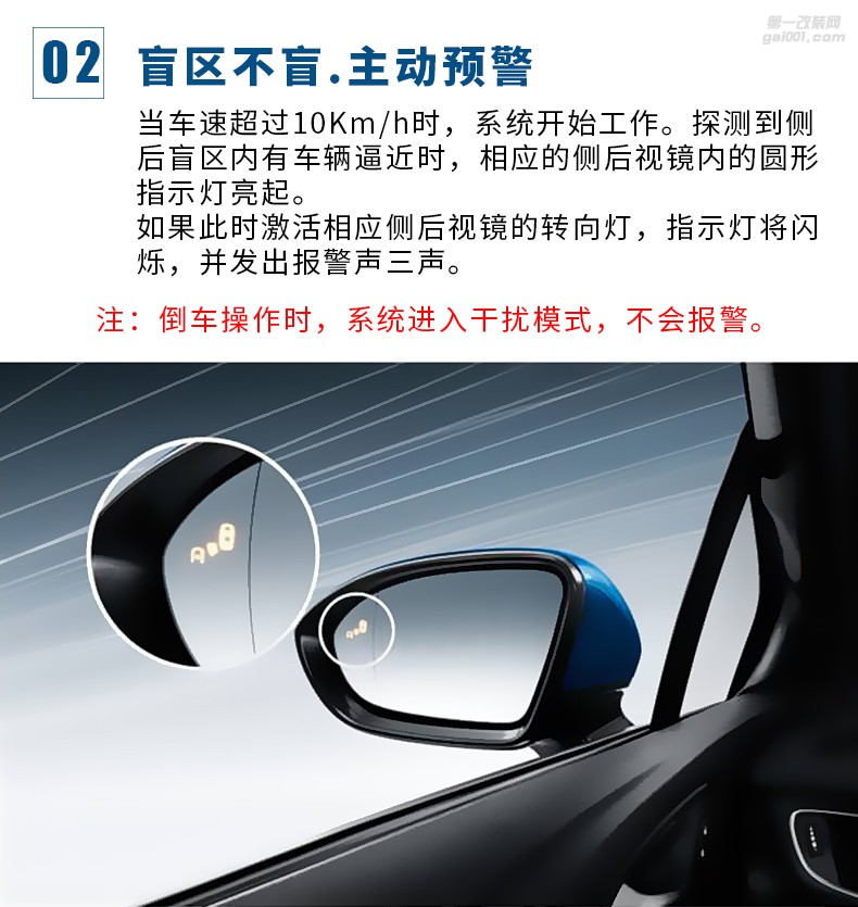后視鏡監(jiān)測(cè)系統(tǒng)，格界系統(tǒng)廣西總代-振翔汽車
