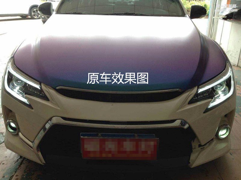 廣州汽車改燈 豐田銳志大燈升級(jí)海拉5雙光透鏡+歐司朗CBI5500K燈泡