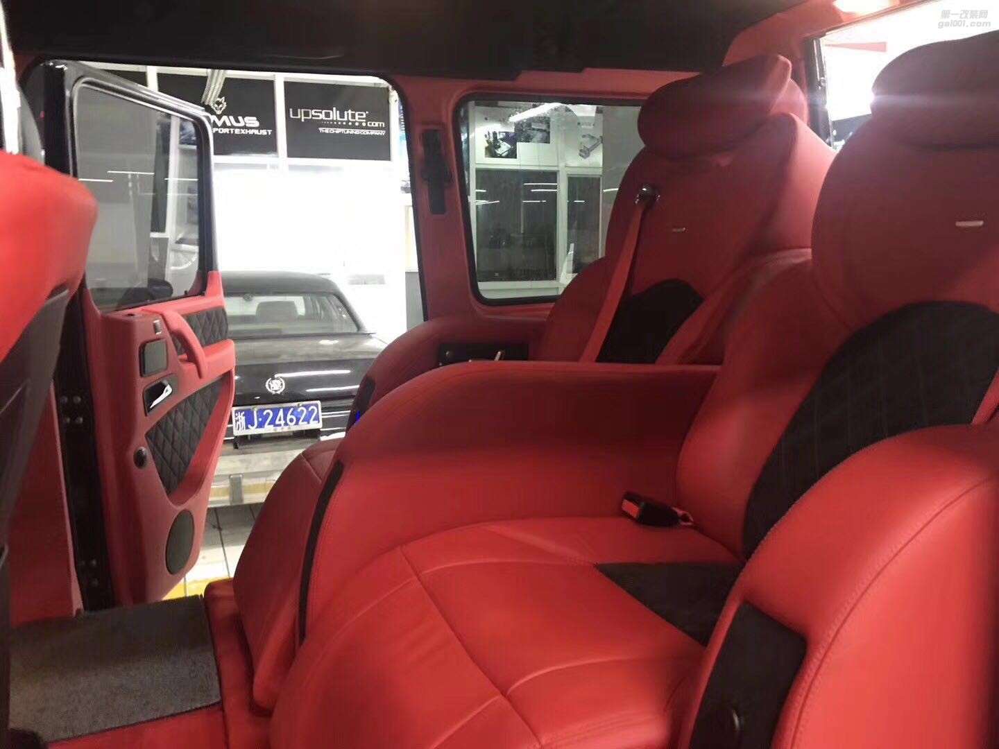 奔馳G級內(nèi)飾改裝，百萬豪車煥新航空座椅