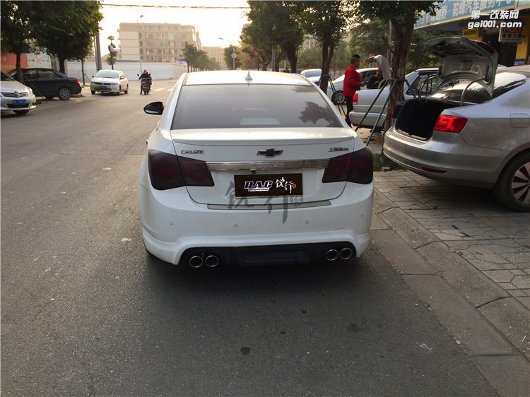 成都銳行-科魯茲改裝RES排氣韓版后唇北美前唇