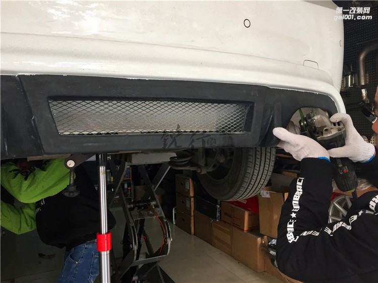 成都銳行-科魯茲改裝RES排氣韓版后唇北美前唇