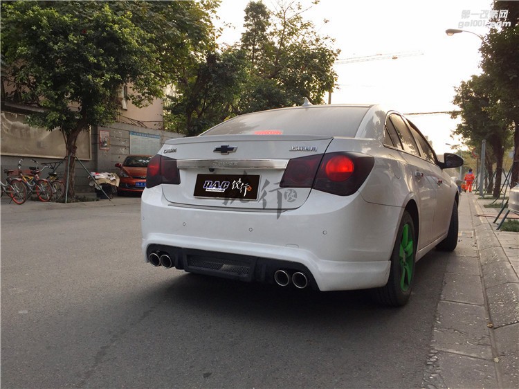 成都銳行-科魯茲改裝RES排氣韓版后唇北美前唇