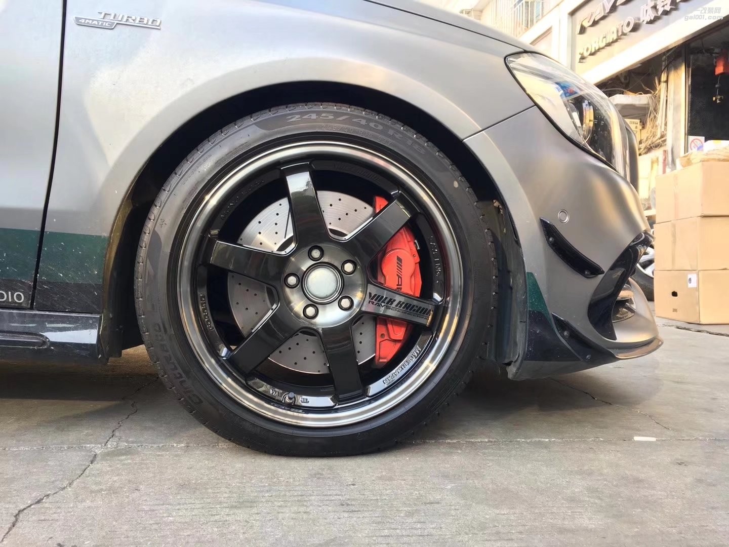 奔馳，換 全新 TE37 SL 完工！