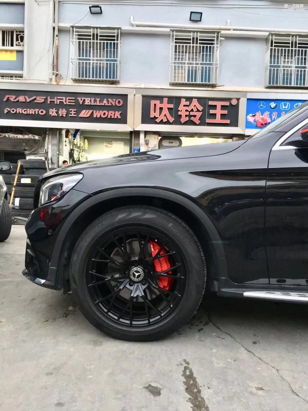 奔馳，換 私人定制鍛造 19寸 完工！