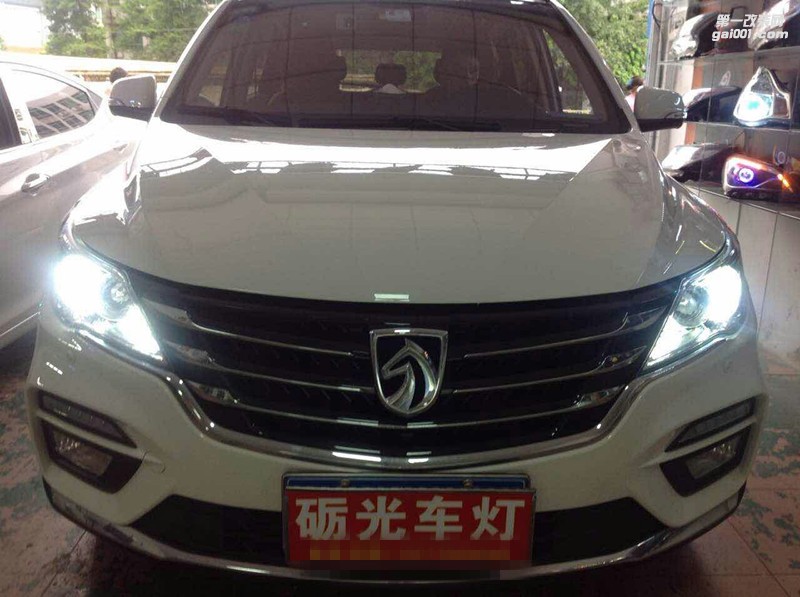 廣州車燈改裝 寶駿560大燈升級海拉5雙光透鏡+德國歐司朗燈泡套裝