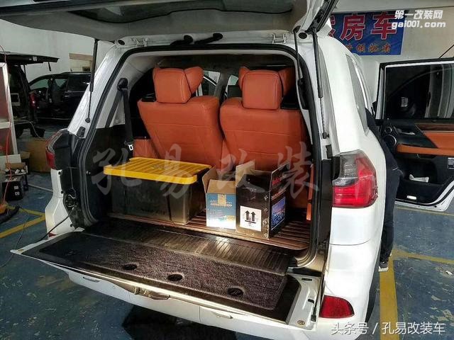 雷克薩斯570顏值有型，內(nèi)飾改裝放大招