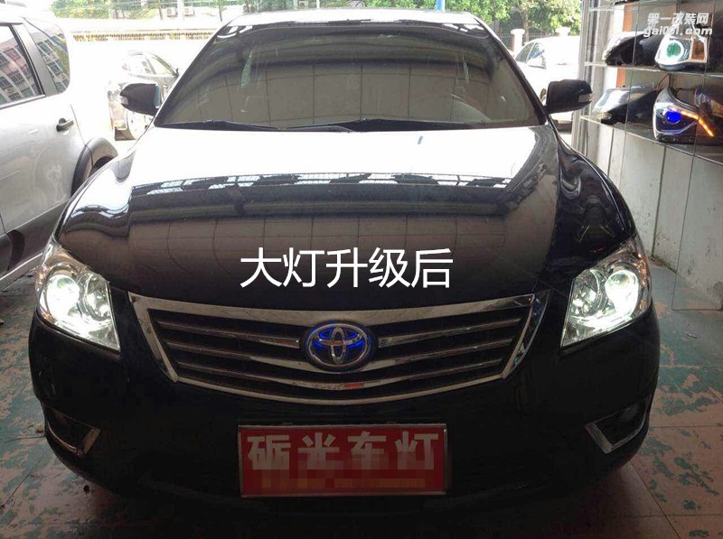 廣州改車燈 豐田凱美瑞大燈升級海拉5雙光透鏡飛利浦套裝