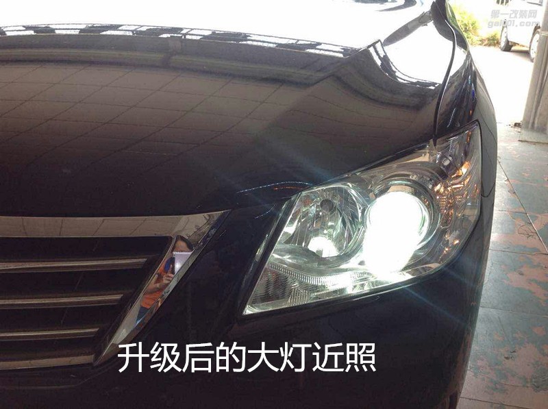 廣州改車燈 豐田凱美瑞大燈升級海拉5雙光透鏡飛利浦套裝