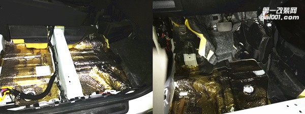 起亚索兰托全车隔音 畅享出行 采用进口俄罗斯AUTOFUN止振 泉州山水汽车音响改装