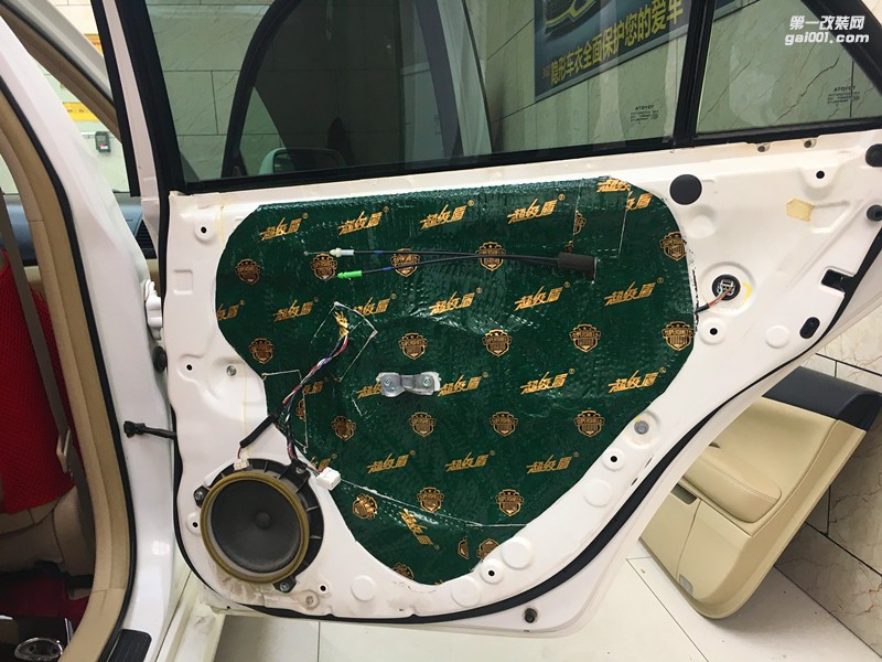 多一點清靜，少一點躁動 唐山樂暢汽車音響豐田銳志隔音降噪
