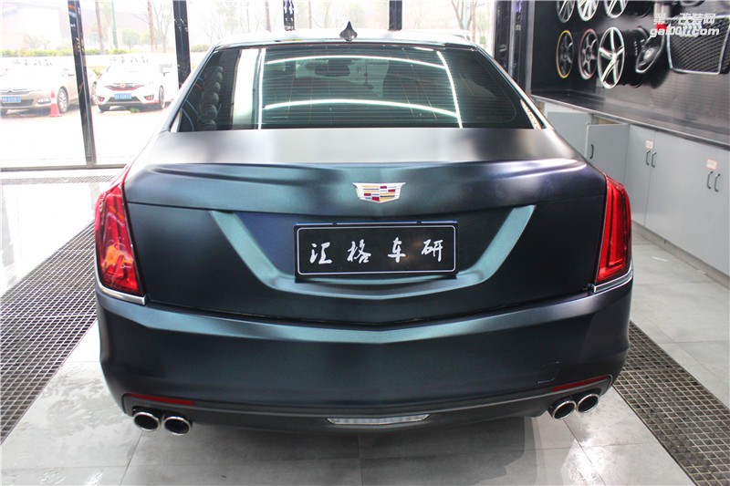 長沙汽車改裝凱迪拉克改色貼膜午夜謎霧藍(lán) 進(jìn)口改色膜