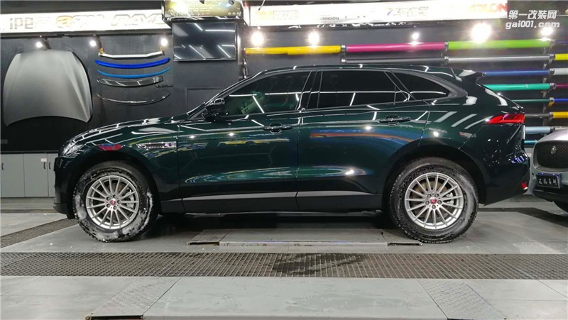 長沙汽車隱形車衣 捷豹F-pace施工HEXIS透明保護膜