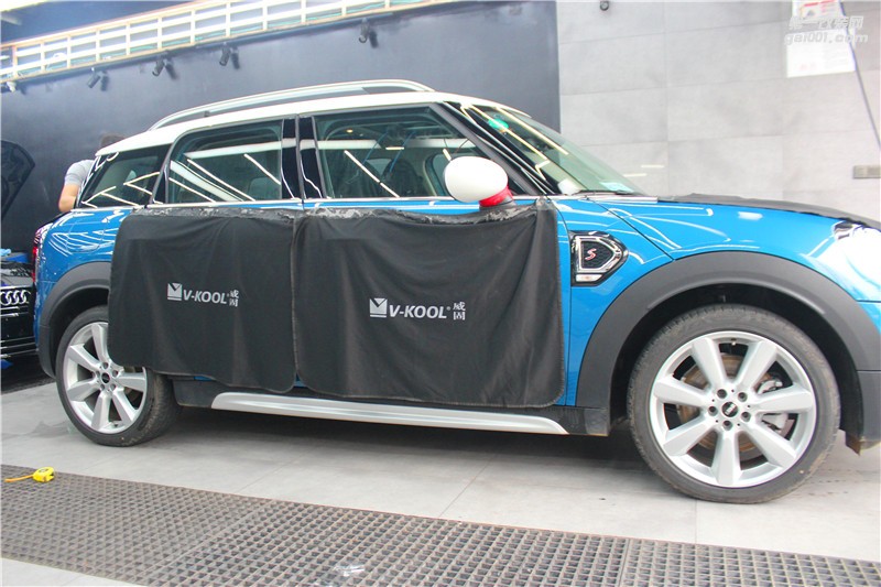 長(zhǎng)沙汽車裝飾 寶馬mini貼威固太陽(yáng)膜 正品威固膜