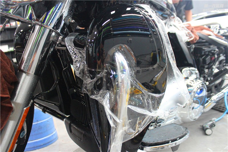 长沙机车机车隐形车衣 哈雷全车透明保护膜 摩托车改装