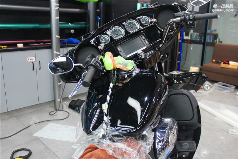 长沙机车机车隐形车衣 哈雷全车透明保护膜 摩托车改装