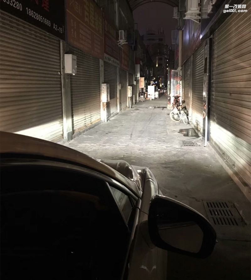 長(zhǎng)安CS15改氙燈海拉5雙光透鏡車燈升級(jí)效果分享