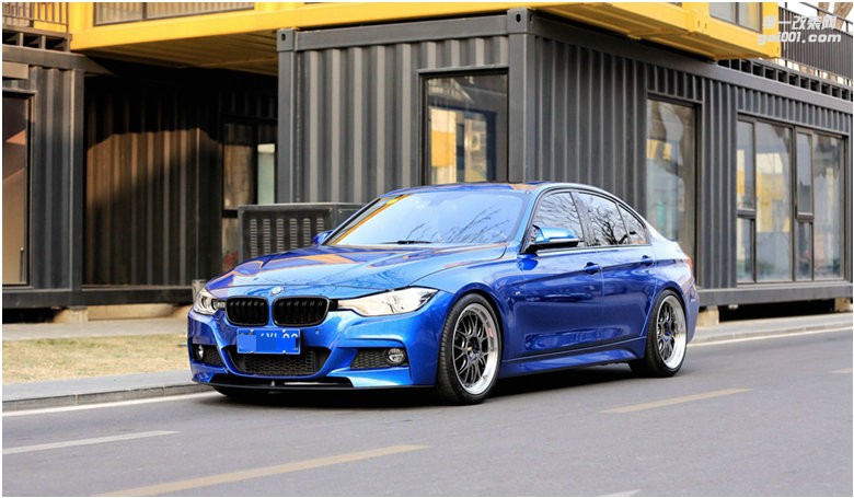 海亞：寶馬3系升級(jí)日本BBS LM-R 19寸 DB色 兩片鍛造輪轂  alcon RC6 6活塞剎車套件