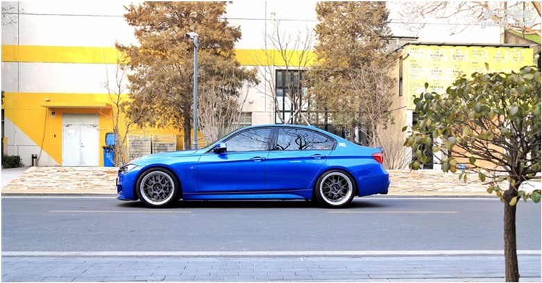 海亞：寶馬3系升級(jí)日本BBS LM-R 19寸 DB色 兩片鍛造輪轂  alcon RC6 6活塞剎車套件