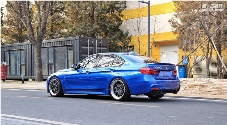 海亞：寶馬3系升級(jí)日本BBS LM-R 19寸 DB色 兩片鍛造輪轂  alcon RC6 6活塞剎車套件