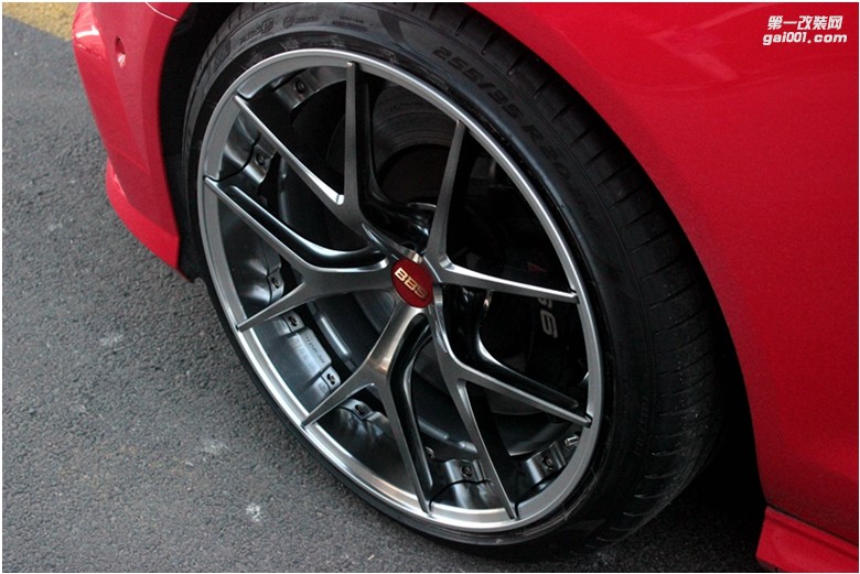 海亞；奧迪S6 升級 日本 BBS RI-S 20寸兩片鍛造輪轂 DB