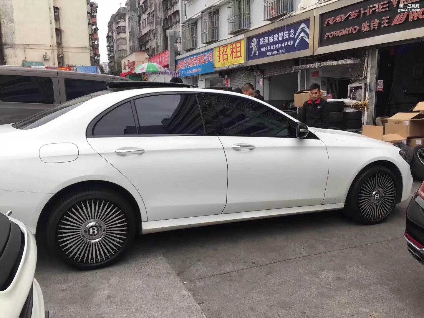 奔馳 完工，換定制鍛造！