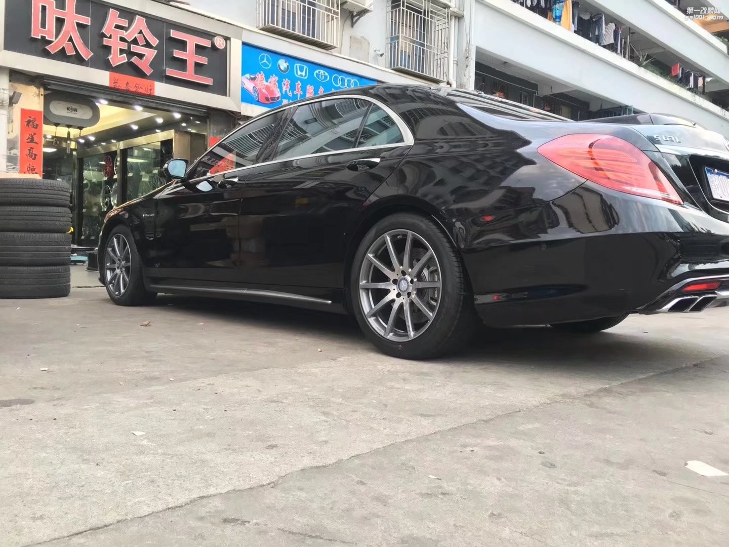奔馳,換 S63 原裝 19寸 完工!