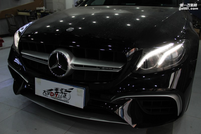 大宇車迷站 奔馳E W213改裝升級E63 AMG前杠包圍