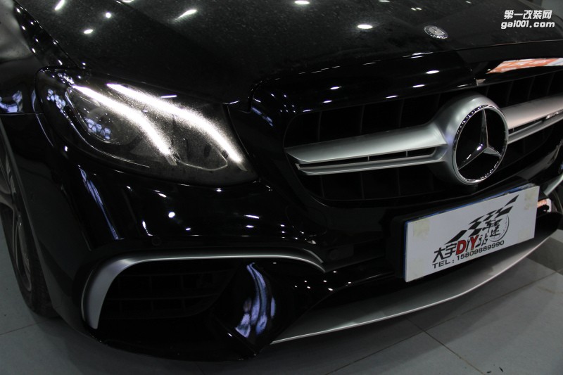 大宇車迷站 奔馳E W213改裝升級E63 AMG前杠包圍