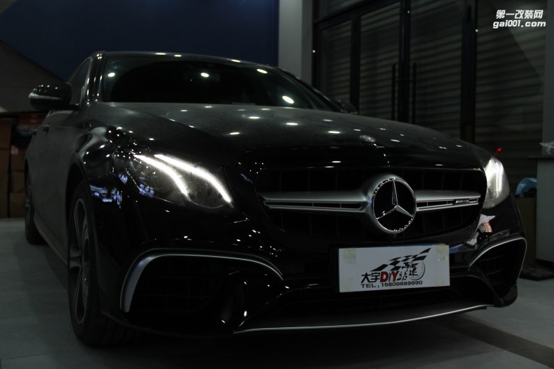 大宇車迷站 奔馳E W213改裝升級E63 AMG前杠包圍