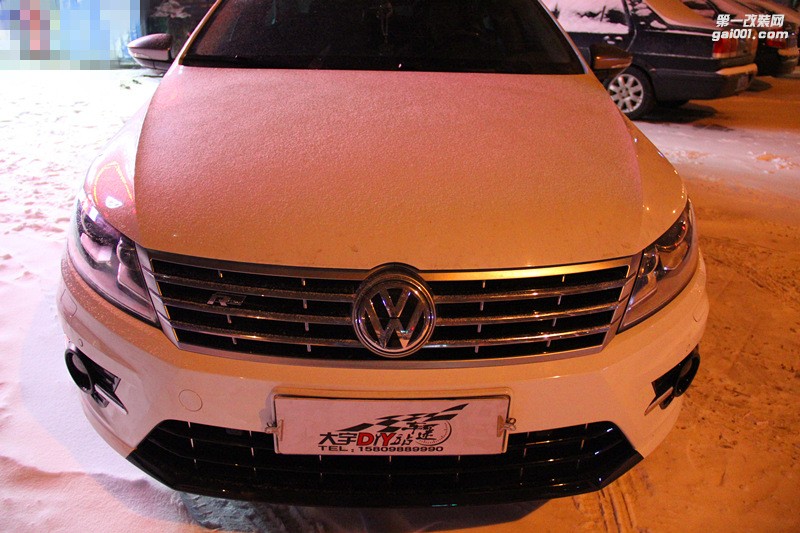 大宇車迷站 CC改裝升級(jí)RLINE前包圍前杠升級(jí)