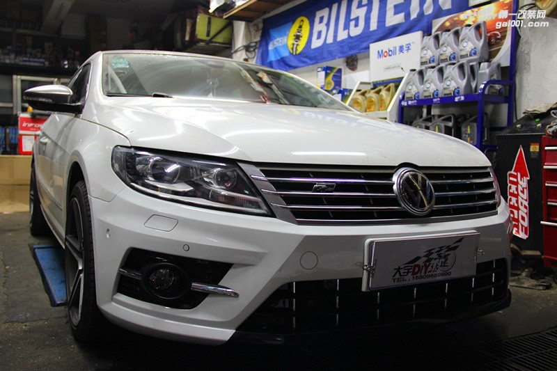 大宇車迷站 CC改裝升級(jí)RLINE前包圍前杠升級(jí)
