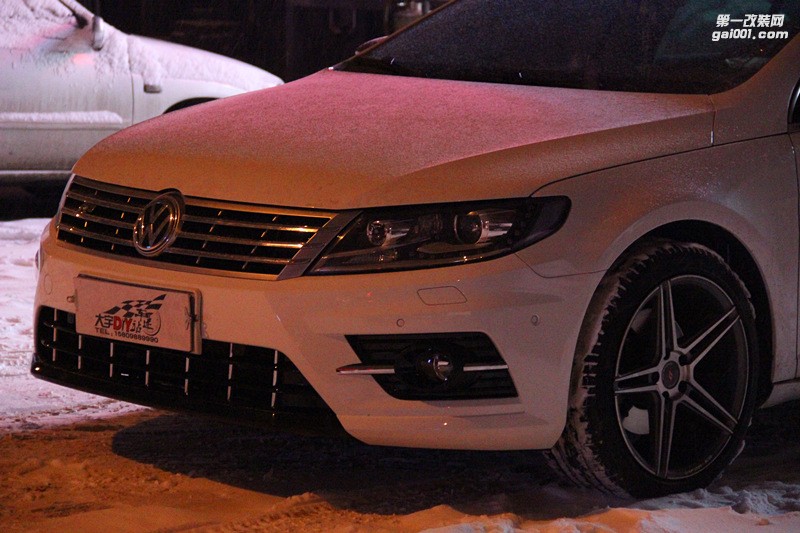 大宇車迷站 CC改裝升級(jí)RLINE前包圍前杠升級(jí)