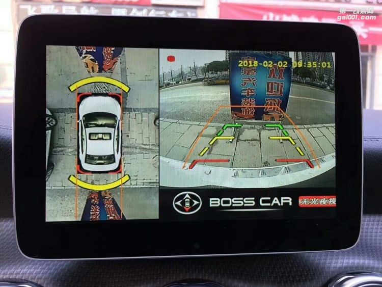 西安奔馳GLA改裝360度全景倒車系統(tǒng)