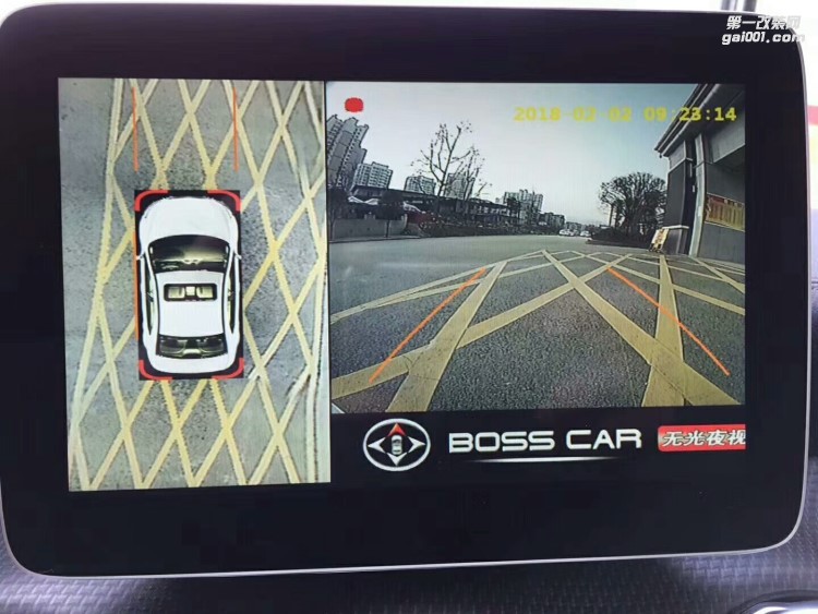 西安奔馳GLA改裝360度全景倒車系統(tǒng)