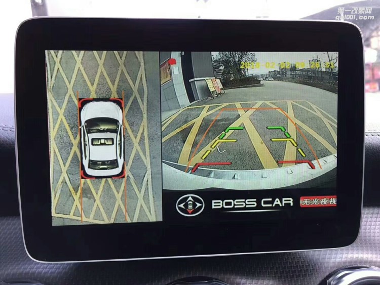 西安奔馳GLA改裝360度全景倒車系統(tǒng)