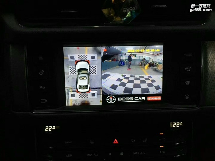 【西安億之星】捷豹XFL改裝360度全景倒車系統(tǒng)