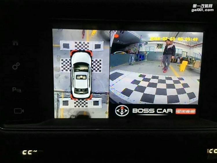 【西安億之星】捷豹XFL改裝360度全景倒車系統(tǒng)