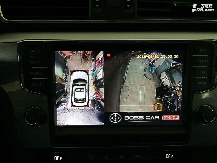 【西安億之星】大眾凌渡改裝360度全景倒車系統(tǒng)