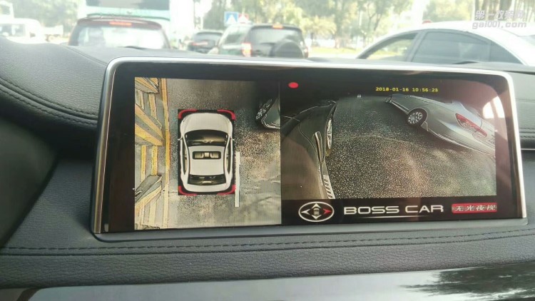 【西安億之星】寶馬X6改裝360度全景倒車系統(tǒng)