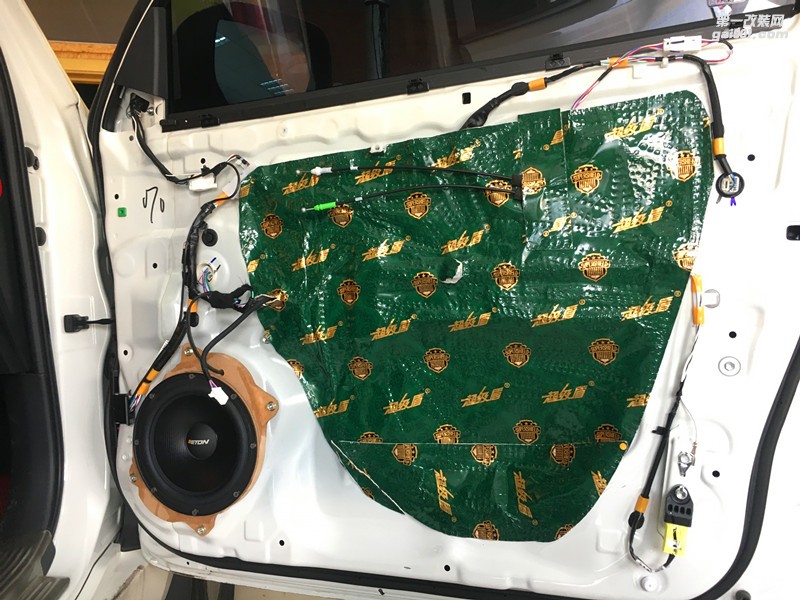 魅力音樂 唐山樂暢汽車音響豐田霸道改裝德國伊頓喇叭