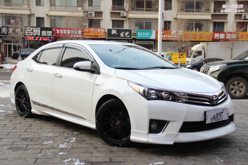 大宇車迷站 卡羅拉爆改輪轂排氣包圍