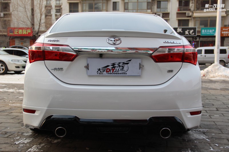 大宇車迷站 卡羅拉爆改輪轂排氣包圍
