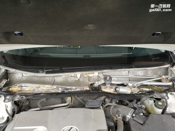 雷克薩斯ES250全車隔音 俄羅斯純進(jìn)口隔音材料打造 泉州山水汽車音響改裝