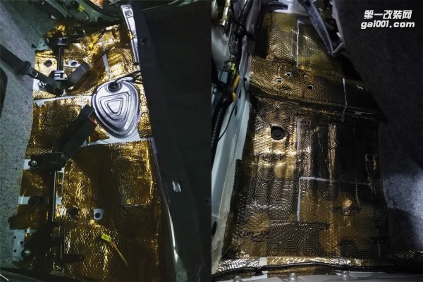 雷克薩斯ES250全車隔音 俄羅斯純進(jìn)口隔音材料打造 泉州山水汽車音響改裝