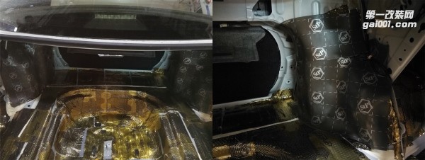 雷克薩斯ES250全車隔音 俄羅斯純進(jìn)口隔音材料打造 泉州山水汽車音響改裝