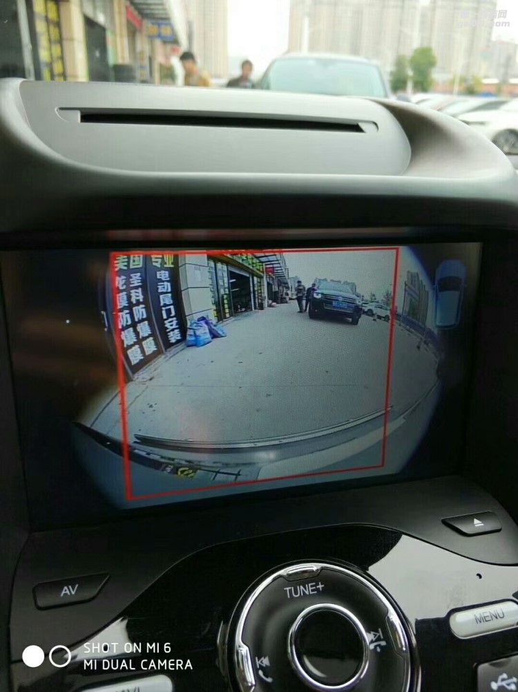 【西安亿之星】福特翼虎改装360度全景倒车辅助系统
