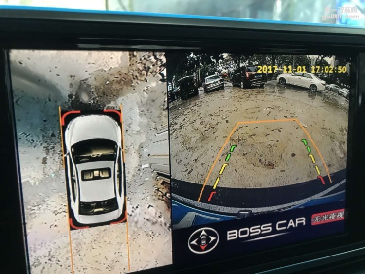 【西安億之星】17款?yuàn)W迪A4L改裝360度全景倒車輔助系統(tǒng)