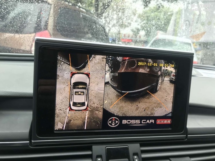 【西安億之星】17款?yuàn)W迪A4L改裝360度全景倒車輔助系統(tǒng)
