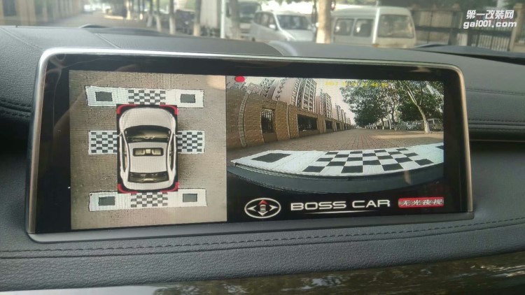 【西安億之星】新款寶馬X6改裝360度全景倒車輔助系統(tǒng)